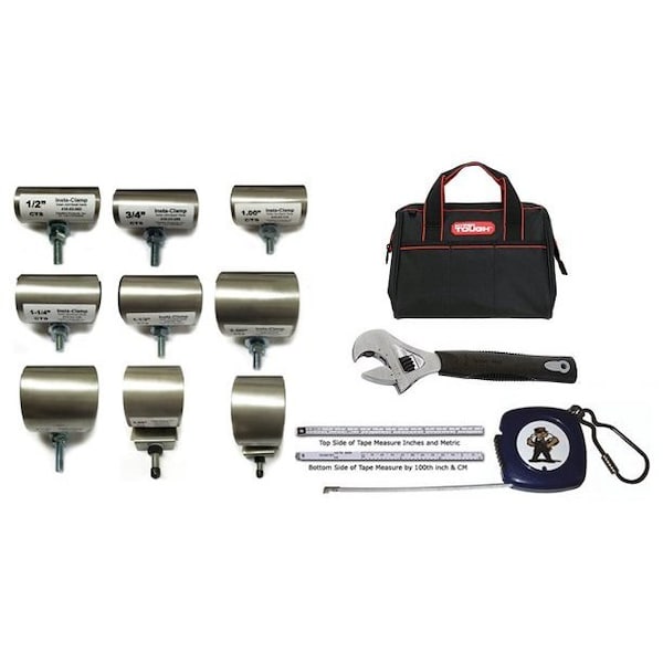 1/2 to 4.0 In SS Plumber's Kit Plus